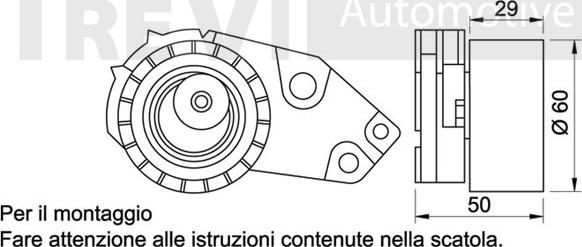 Trevi Automotive TD1076 - Natezač, zupčasti remen  www.molydon.hr