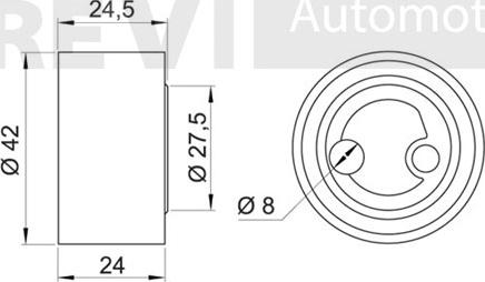 Trevi Automotive TD1072 - Natezač, zupčasti remen  www.molydon.hr