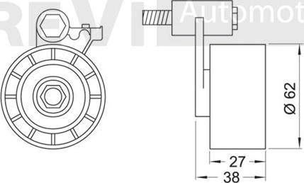 Trevi Automotive TD1193 - Natezač, zupčasti remen  www.molydon.hr