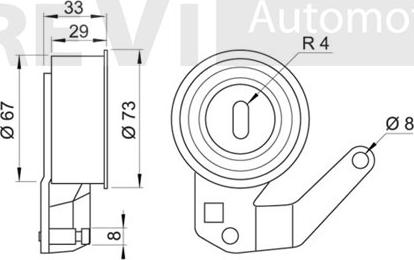 Trevi Automotive TD1112 - Natezač, zupčasti remen  www.molydon.hr