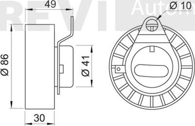 Trevi Automotive TD1188 - Natezač, zupčasti remen  www.molydon.hr