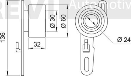 Trevi Automotive TD1182 - Natezač, zupčasti remen  www.molydon.hr