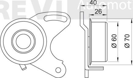 Trevi Automotive TD1176 - Natezač, zupčasti remen  www.molydon.hr