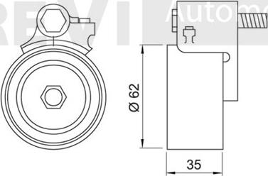 Trevi Automotive TD1359 - Natezač, zupčasti remen  www.molydon.hr