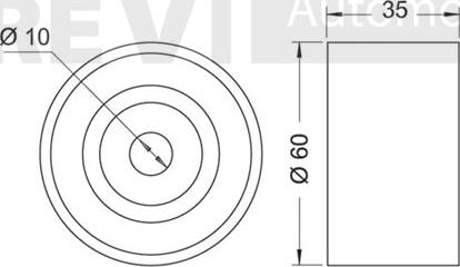 Trevi Automotive TD1337 - Vodeći valjak , zupčasti remen  www.molydon.hr