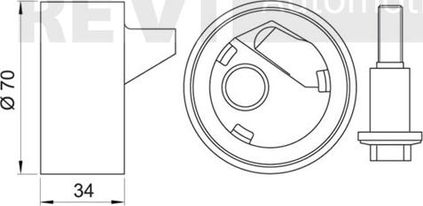 Trevi Automotive TD1320 - Natezač, zupčasti remen  www.molydon.hr