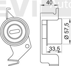 Trevi Automotive TD1373 - Natezač, zupčasti remen  www.molydon.hr