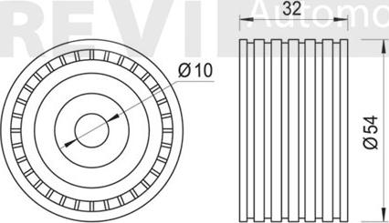 Trevi Automotive TD1377 - Vodeći valjak , zupčasti remen  www.molydon.hr