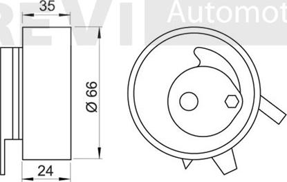 Trevi Automotive TD1258 - Natezač, zupčasti remen  www.molydon.hr