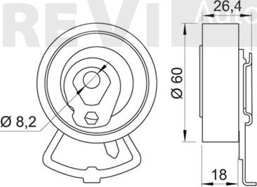 Trevi Automotive TD1269 - Natezač, zupčasti remen  www.molydon.hr