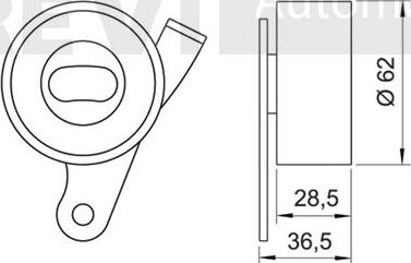 Trevi Automotive TD1263 - Natezač, zupčasti remen  www.molydon.hr