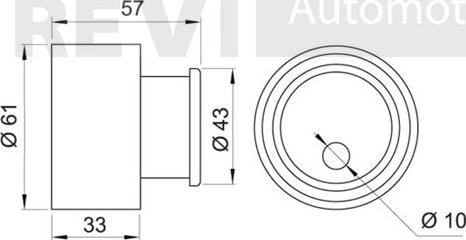 Trevi Automotive TD1225 - Natezač, zupčasti remen  www.molydon.hr