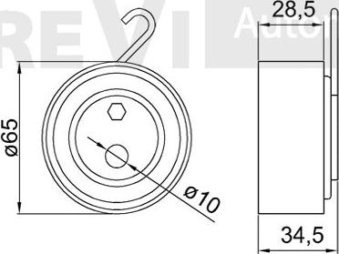 Trevi Automotive TD1734 - Natezač, zupčasti remen  www.molydon.hr