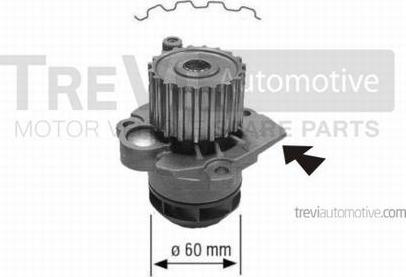 Trevi Automotive TP975 - Vodena pumpa www.molydon.hr