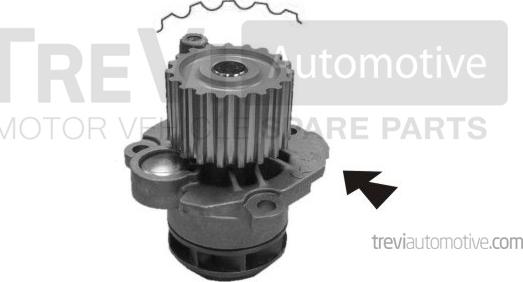 Trevi Automotive TP861 - Vodena pumpa www.molydon.hr