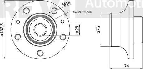 Trevi Automotive WB1651 - Komplet Ležaja kotača www.molydon.hr