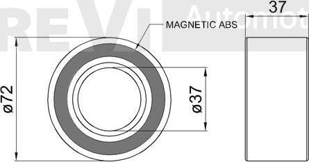 Trevi Automotive WB1633 - Komplet Ležaja kotača www.molydon.hr