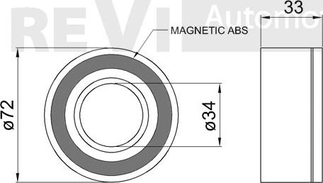 Trevi Automotive WB1632 - Komplet Ležaja kotača www.molydon.hr