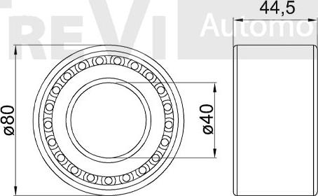 Trevi Automotive WB1146 - Komplet Ležaja kotača www.molydon.hr