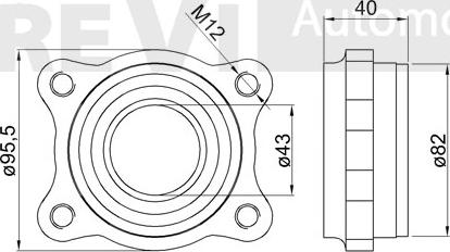 Trevi Automotive WB1112 - Komplet Ležaja kotača www.molydon.hr