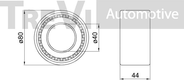 Trevi Automotive WB1139 - Komplet Ležaja kotača www.molydon.hr