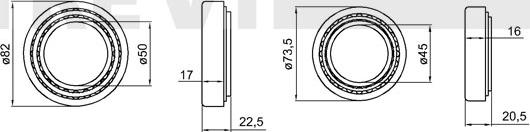 Trevi Automotive WB1382 - Komplet Ležaja kotača www.molydon.hr