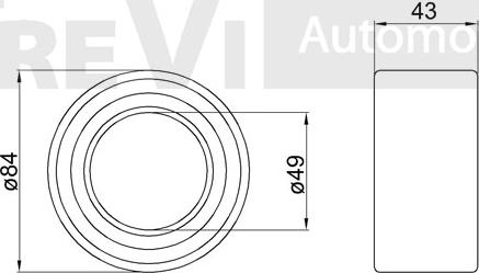 Trevi Automotive WB1240 - Komplet Ležaja kotača www.molydon.hr