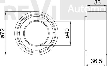 Trevi Automotive WB1744 - Komplet Ležaja kotača www.molydon.hr