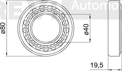 Trevi Automotive WB2045 - Komplet Ležaja kotača www.molydon.hr