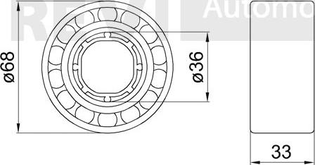 Trevi Automotive WB2130 - Komplet Ležaja kotača www.molydon.hr