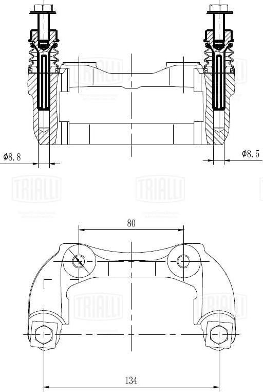 Trialli CF 350147 - Set za popravak, kočione čeljusti www.molydon.hr