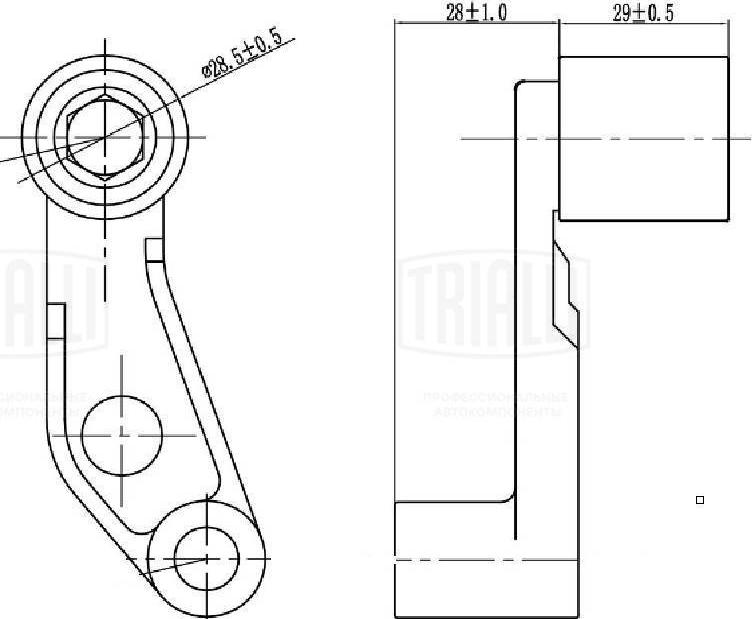 Trialli CM 6191 - Natezač, zupčasti remen  www.molydon.hr