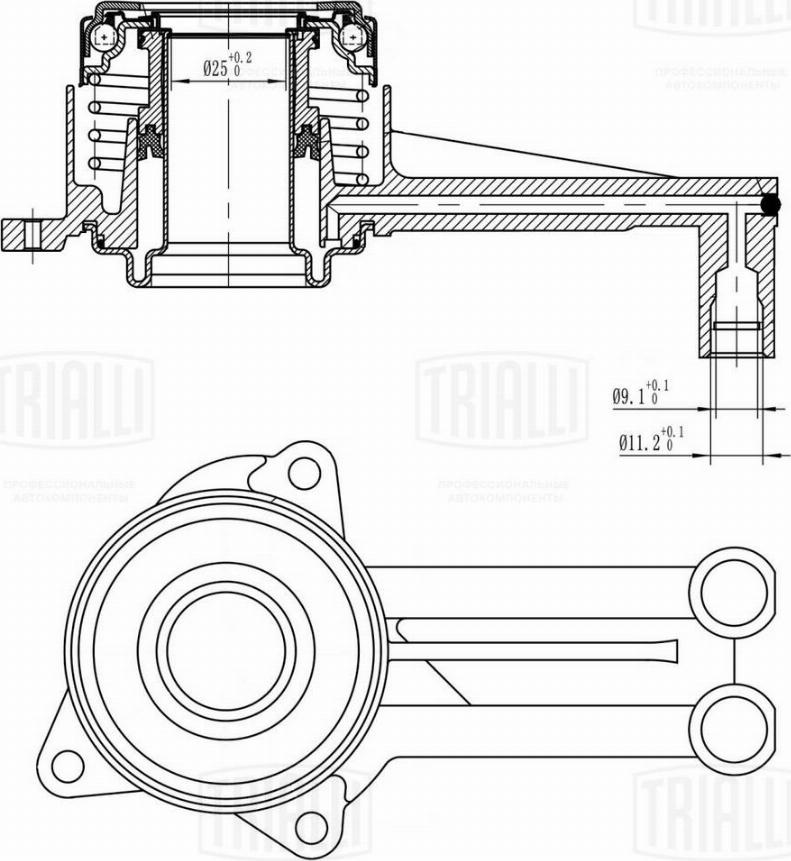 Trialli CT 1004 - Pomoćni cilindar, kvačilo www.molydon.hr