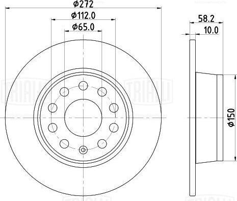 Trialli DF 051308 - Kočioni disk www.molydon.hr