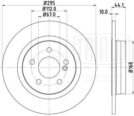 Trialli DF 190442 - Kočioni disk www.molydon.hr