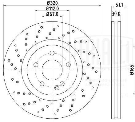 Trialli DF 190419 - Kočioni disk www.molydon.hr