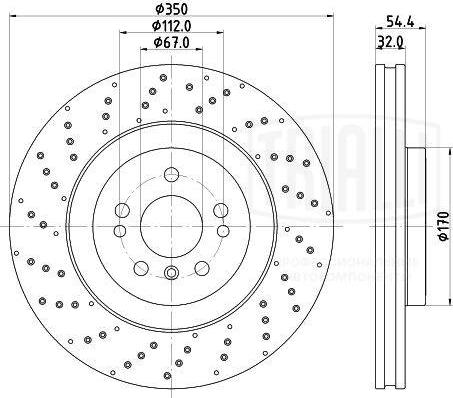 Trialli DF 190416 - Kočioni disk www.molydon.hr