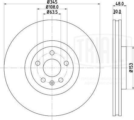 Trialli DF 190429 - Kočioni disk www.molydon.hr