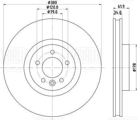 Trialli DF 190519 - Kočioni disk www.molydon.hr