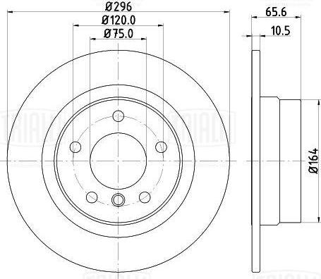 Trialli DF 190335 - Kočioni disk www.molydon.hr