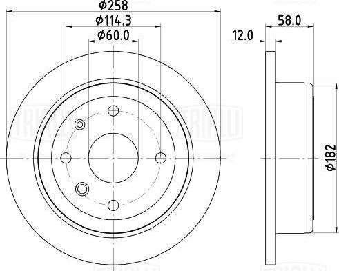 Trialli DF 190338 - Kočioni disk www.molydon.hr