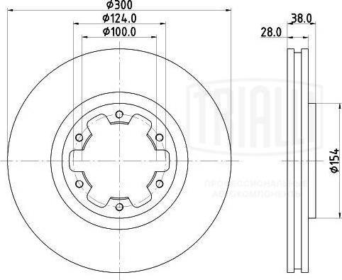 Trialli DF 140122 - Kočioni disk www.molydon.hr