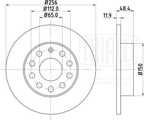 Trialli DF 180115 - Kočioni disk www.molydon.hr