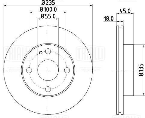 Trialli DF 265308 - Kočioni disk www.molydon.hr