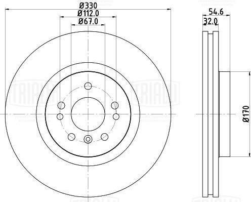 Trialli DF 265319 - Kočioni disk www.molydon.hr