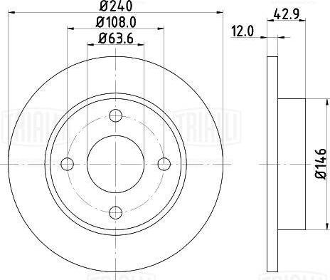 Trialli DF 263907 - Kočioni disk www.molydon.hr