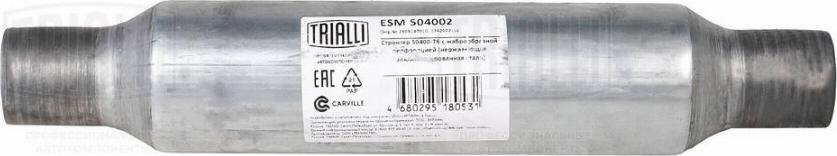 Trialli ESM 504002 - Srednji Ispušni lonac, univerzalni www.molydon.hr