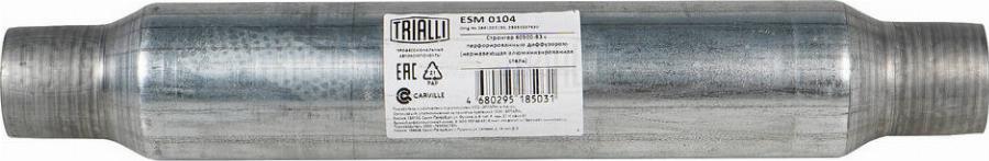 Trialli ESM 0104 - Srednji Ispušni lonac, univerzalni www.molydon.hr