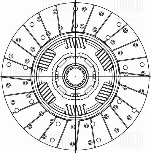 Trialli FD 404 - IsKljučni disk, kvačilo www.molydon.hr