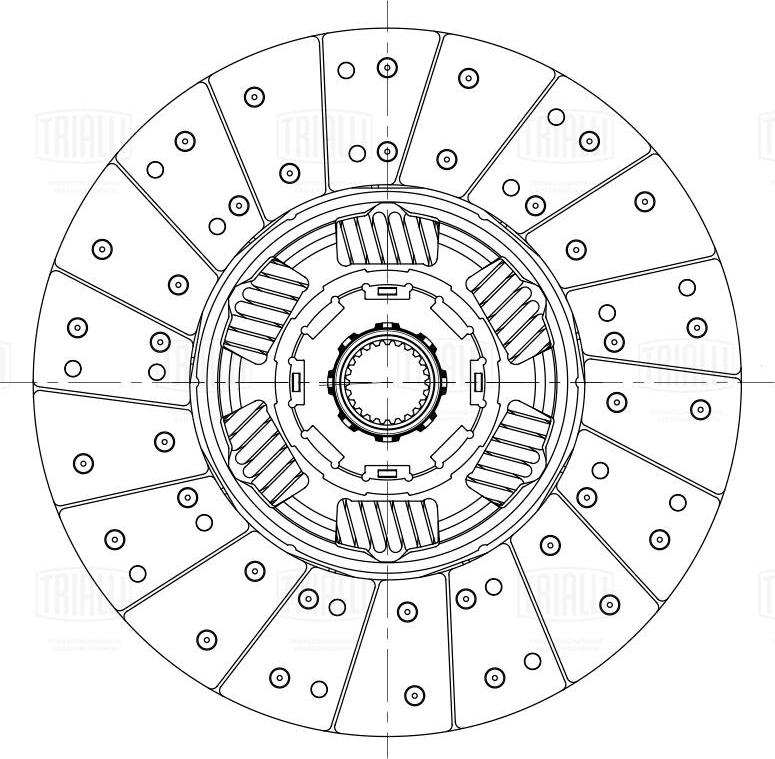 Trialli FD 406 - IsKljučni disk, kvačilo www.molydon.hr